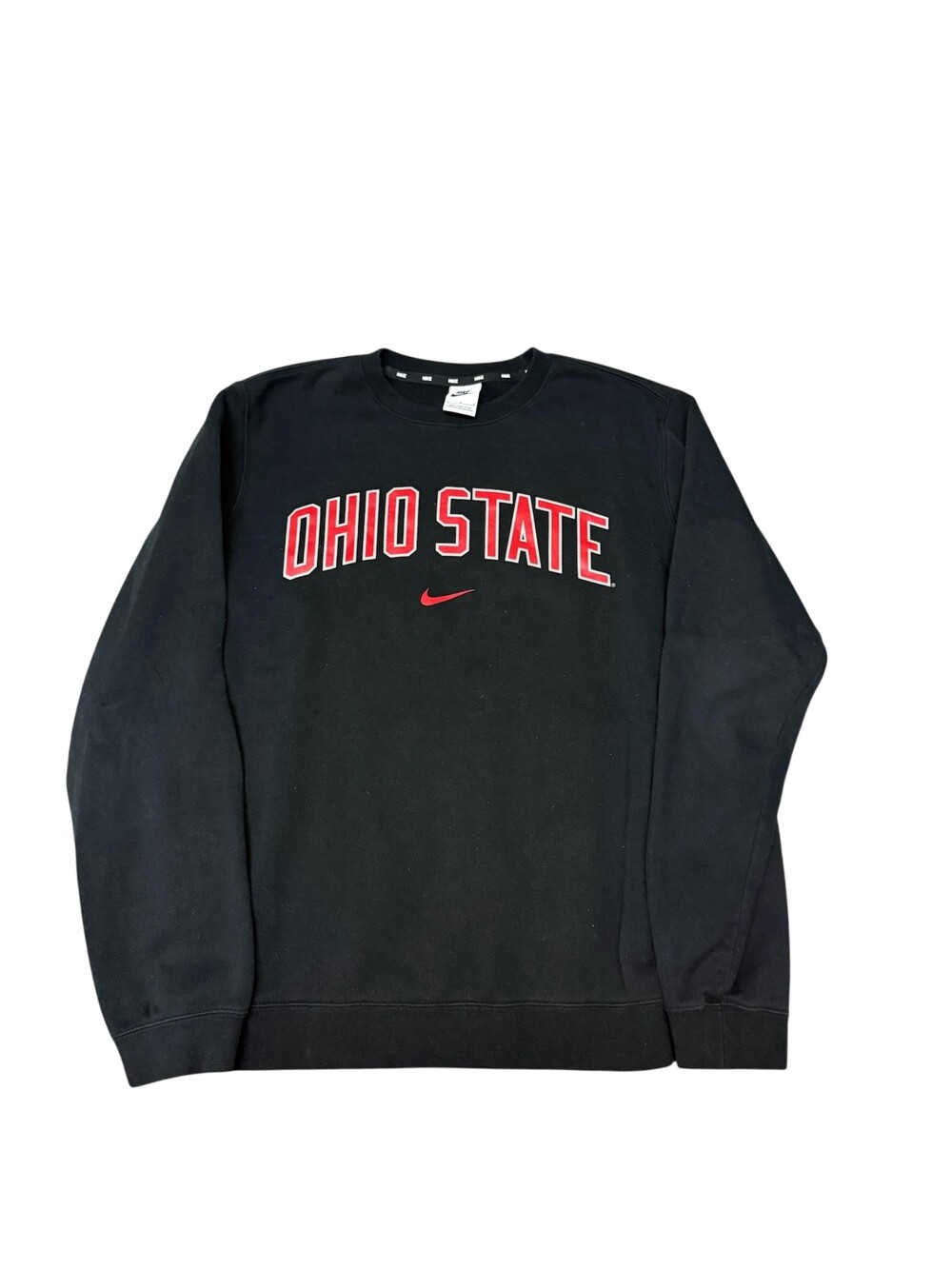 Ohio State Buckeyes Sweatshirt Mens Medium Black NCAA Basketball Nike Crewneck